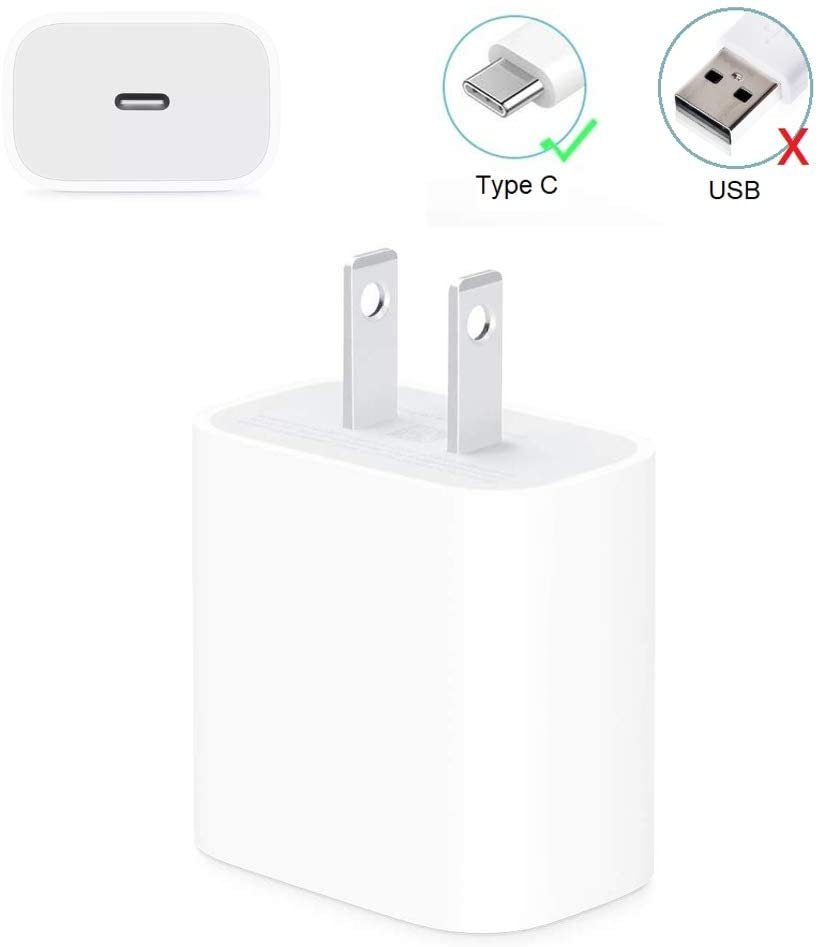 Cubo Tipo C Para Apple iPhone 25W Carga Rapida Caja